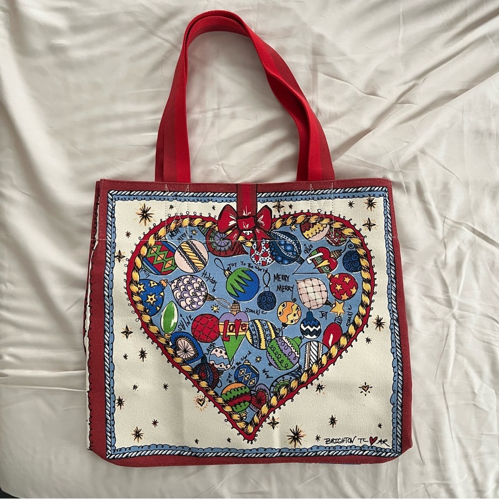 NWOT Brighton Celebrate Holiday Tote - Picture 2 of 7